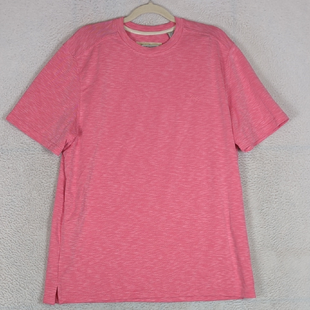 Tommy Bahama Men's Pink Casualโ Short Sleeve Shirt Size M